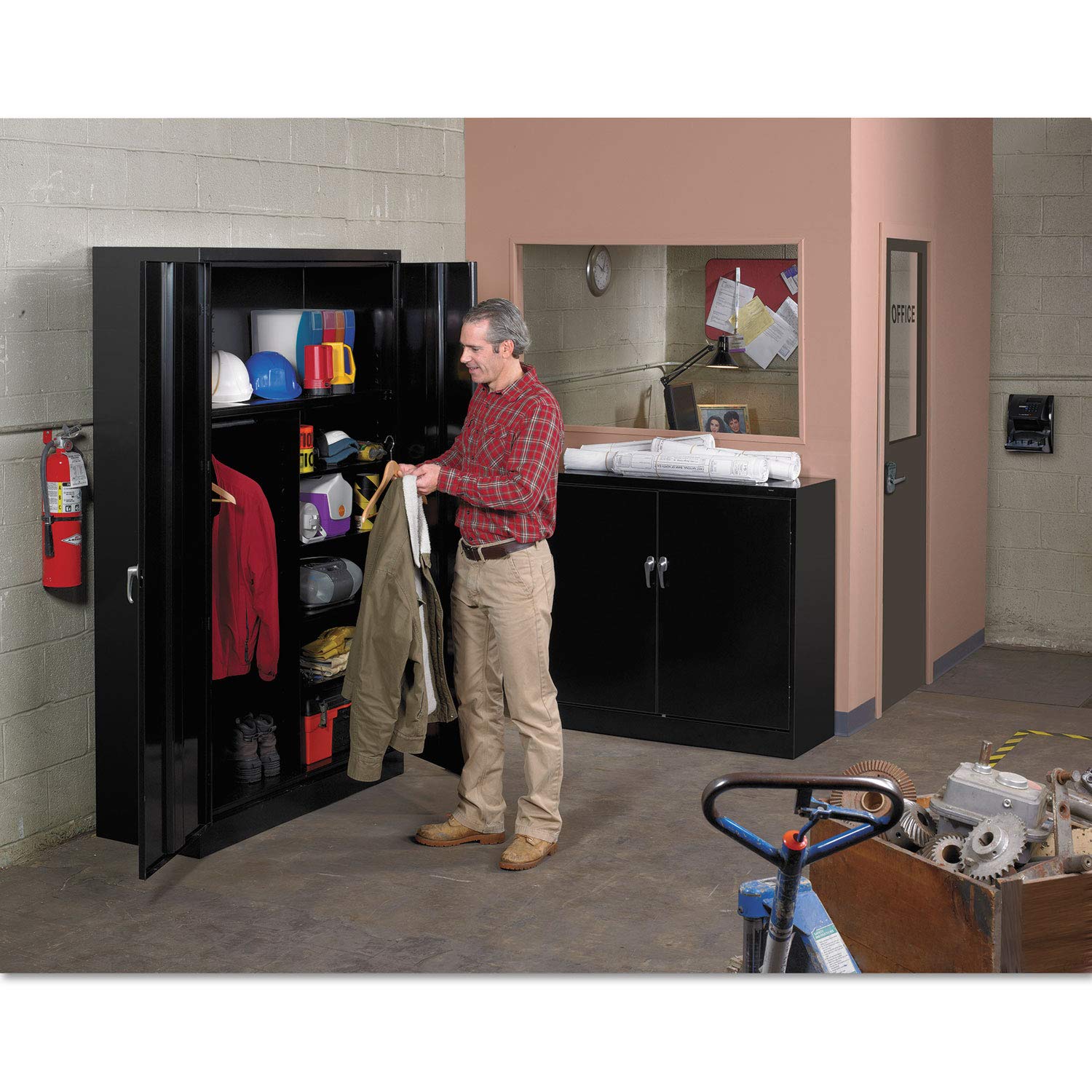 Amazon.com: Tennsco J2478SUBK Assembled Jumbo Steel Storage